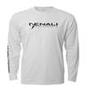 Denali Performance Fishing Mens Teaser UPF 50+ ProtectUV Mega Solar White view 1