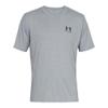 Under Armour Men's Sportstyle Left Chest Short-Sleeve T-Shirt , Steel Light Heather (036)/Black , X-Large view 1