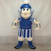 rushopn Dark Blue Spartan Trojan Knight Sparty Mascot Costume