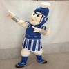 rushopn Dark Blue Spartan Trojan Knight Sparty Mascot Costume view 2