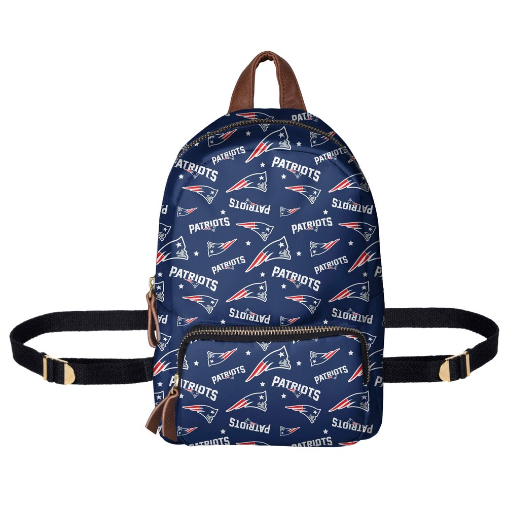 FOCO NFL New England Patriots Printed Collection Mini Backpack