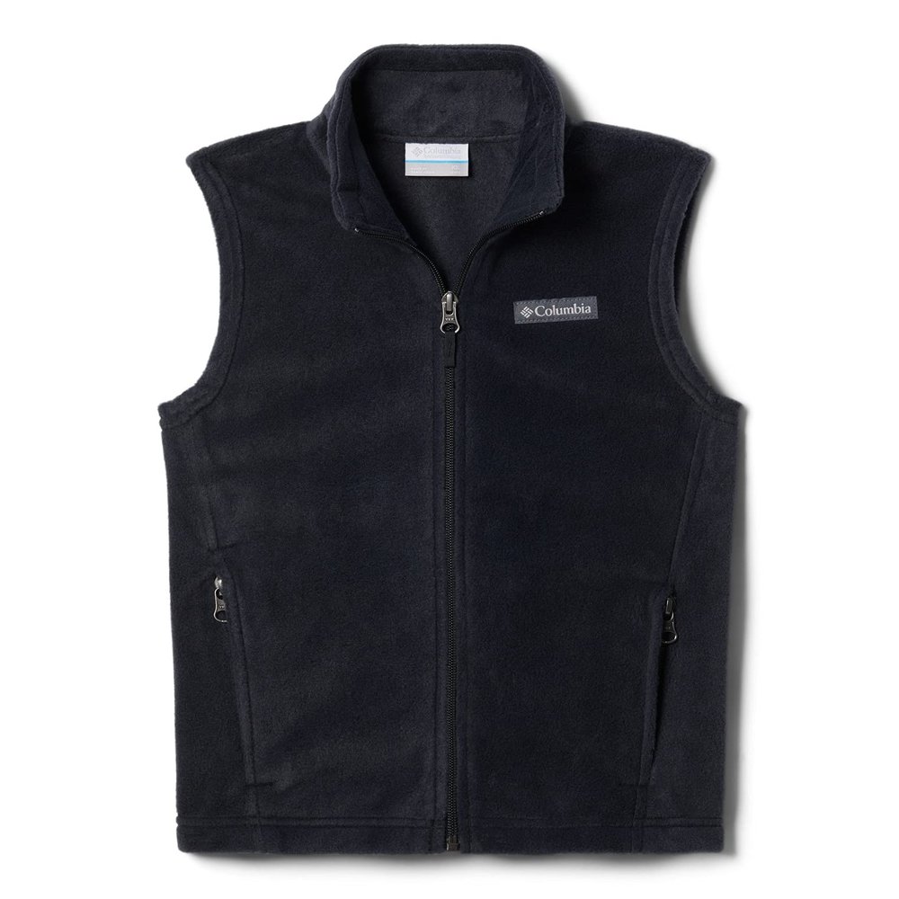 Columbia Toddler Boys Steens MTN Fleece Vest, Black, 2T