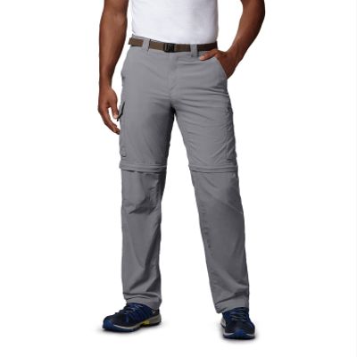Columbia Men's Standard Silver Ridge Convertible Pants, Grey, 40x36