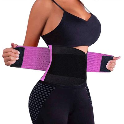 VENUZOR Waist Trainer Belt for Women - Waist Cincher Trimmer - Slimming Body Shaper Belt - Sport Girdle Belt (UP Graded)(Purple,X-Large)