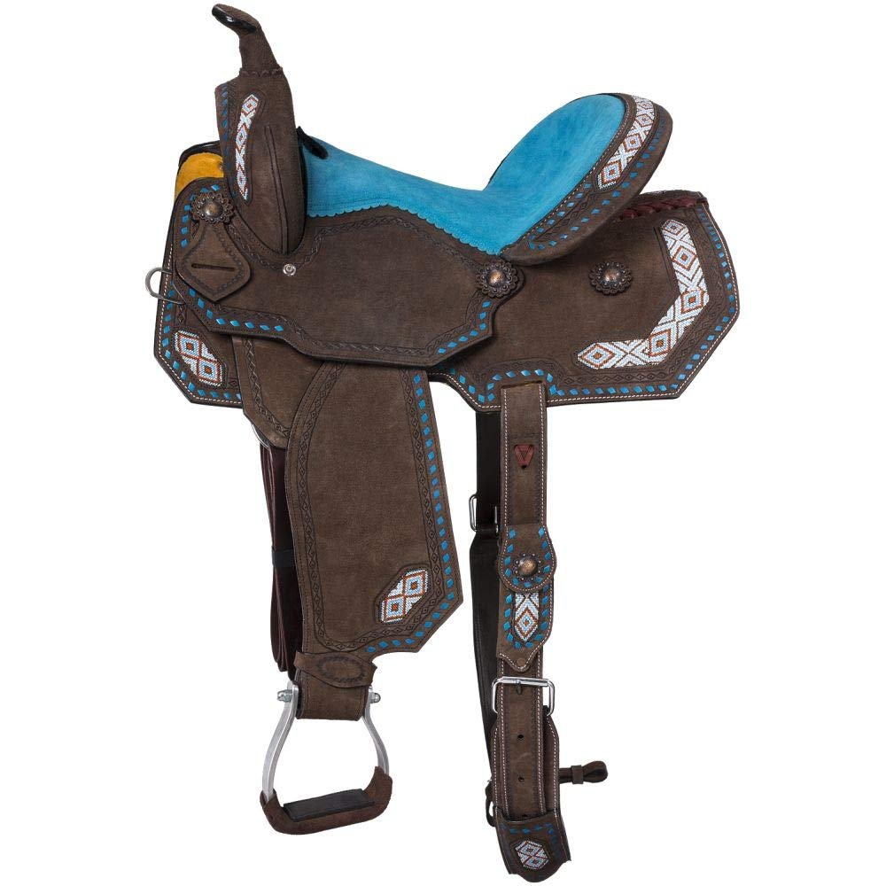 Tough 1 Silver Royal Youth Sonora Barrel Saddle 10