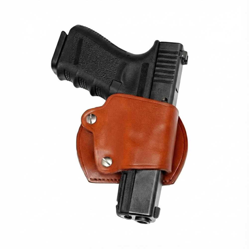 K049 Yaqui Slide Belt Holster RH Fits Glock 17 19 22 23 26 27 Handmade!