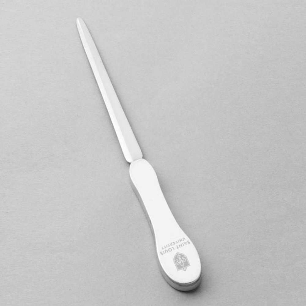 M. LA HART Saint Louis University Pewter Letter Opener