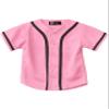 Hat and Beyond Kids Baseball Button Down Jersey (2T, 05up01_Pink/Black) view 1