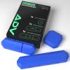 ADV Tennis Dampener with Custom Feel, Racket Shock Absorber to Reduce Vibration and Stay on The Racket, Engineered Poly-Silicone Tennis Racket Dampener, Blue, Variety 3-Pack view 1