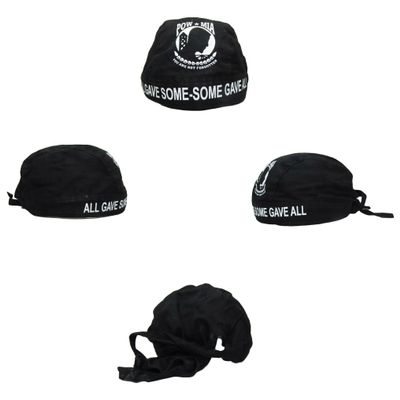 AES Pow MIA POWMIA All Gave Some Some Gave All Do Rag Doo Rag Skull Cap Head Wrap