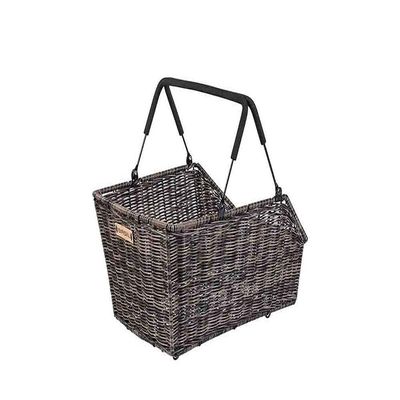 Basil Unisex - Adult Cento Bicycle Basket, Brown, 10 Kg