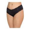Dreamgirl Women's Black Cheeky Panty with Criss-Cross Back - Small view 1