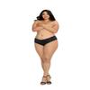 Dreamgirl Women's Black Cheeky Panty with Criss-Cross Back - Small view 2