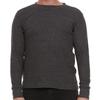 JMR Mens Thermal Shirt Long Sleeve - Heavyweight 100% Cotton Waffle Weave Top, Warm Breathable Base Layer or Standalone Cold Weather Essential (Charcoal) view 1