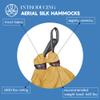 Aerial Silk Yoga Hammock & Swing for Home, Inversion Exercises, Starter Kit for All Levels - Durable with Extension Straps, Carabiners, and Pose Guide view 2