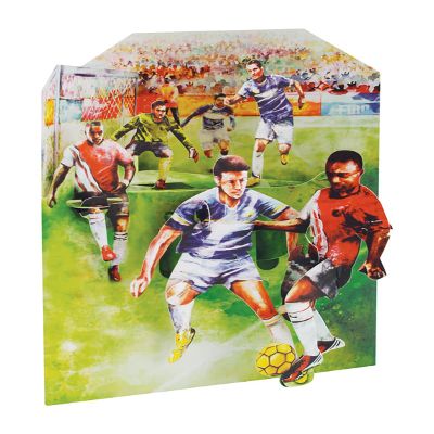 Santoro Swing 3D Pop-Up Greeting Card, Soccer