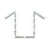 Fenix Lowrider Flat Twisted Bike Handle Bars,25.4mm, Various Sizes and Colros (Chrome, 15") view 1