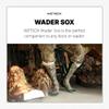 Wetsox Frictionless Wader Socks - Slip Easily In & Out of Any Boots or Waders | Waterproof, Breathable, Lightweight Fishing & Hunting Socks, Non-Slip, Quick-Dry Outdoor Gear | Camo, Medium view 4