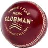 Gunn & Moore GM Leather Cricket Match Ball, Clubman Grade 1 Club, Red, Suitable for Children, Boys and Girls Aged 12 and Under view 2