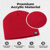 Original Beanie Cap - Soft Knit Beanie Hat - Warm and Durable (Red) view 2