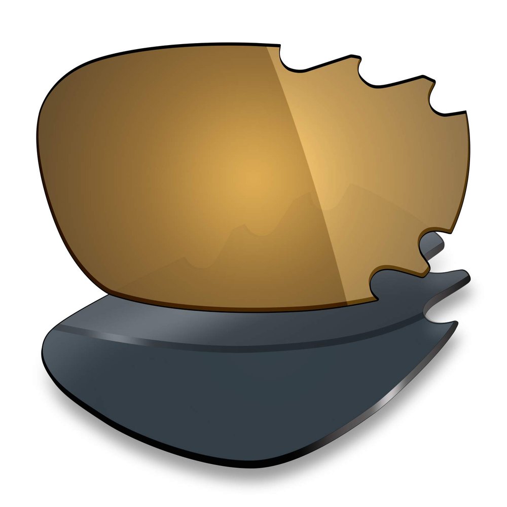 Mryok Polarized Replacement Lenses for Oakley Jawbone Vented/Racing Jacket Vented - Bronze Gold