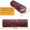 Maximo Fitness Foam Roller - 18" x 6" High Density Exercise Roller for Trigger Point Self Massage, Muscle and Back Roller for Fitness, Physical Therapy, Yoga and Pilates, Gym Equipment, Red/Black view 2