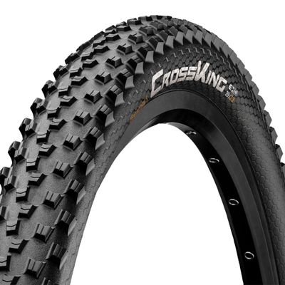 Continental Mountain Bike ProTection Tire - Black Chili, Tubeless, Folding Handmade MTB Performance Tire (26", 27.5", 29"), 27.5 x 2.6, Cross King
