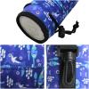 Orchidtent Water Bottle Sleeve, Protable Neoprene Insulated Water Bottle Cooler Cooler Carrier Cover Sleeve Tote Bag Pouch Holder Strap for Kid Children Women Men Biker (Blue Shark) view 3