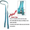 Adjustable Leg Stretcher Lengthen Ballet Stretch Band - Easy Install on Door Flexibility Stretching Leg Strap Great Cheer Dance Gymnastics Trainer stretching equipment taekwondo Training (red) view 3