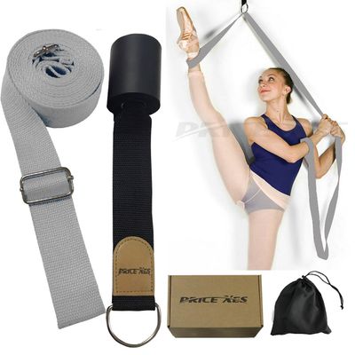 Leg Ballet Yoga Stretcher, Door Attachment, Get More Flexible, Flexibility & Stretching Leg Straps - Great for Cheer Dance Gymnastics or ANY Sport Trainer Premium stretch Fitness Equipment Band