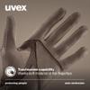 Uvex ventraxion Horse Riding Gloves Unisex, Brown 7-8 - Stretchable, Breathable & with Touchscreen Capability view 3