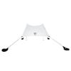 Neso Grande Portable Beach Tent Sun Shelter - Lightweight Beach Shade Canopy - Easy Setup for Family Outings - Patented Reinforced Corners - UPF 50+ Sun Protection - 7ft Tall, 9 x 9ft - White view 1