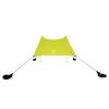 Neso Grande Portable Beach Tent Sun Shelter - Lightweight Beach Shade Canopy - Easy Setup for Family Outings - Patented Reinforced Corners - UPF 50+ Sun Protection - 7ft Tall, 9 x 9ft - Lemon view 1