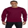 Gildan Adult 5.5 oz., 50/50 Long-Sleeve T-Shirt XL Maroon view 1