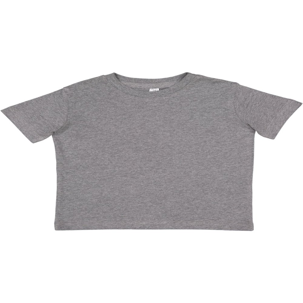 RABBIT SKINS 3321 - Fine Jersey Toddler T-Shirt, Granite Heather, 3T