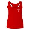 0066. Mother Gift I'm a Nurse RN Nurse Registered Women's Tank Top Racerback (Red, Large)