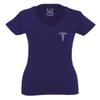 0066. Mother Gift I'm a Nurse RN Nurse Registered for Women V Neck Fitted T Shirt (Navy Blue, Medium)