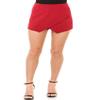 AKAIV Women's Fashion Shorts (Medium, Wine) view 1