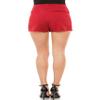 AKAIV Women's Fashion Shorts (Medium, Wine) view 2