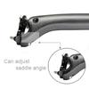 RXL Carbon Fiber MTB Seatpost Offset - 31.6x350mm, SL koristi black 3K Matte view 4