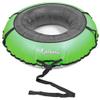 Bradley Colossal 60" Snow Tube with Slick, Heavy-Duty Bottom for Fast Sledding  Large Rubber Truck Tire Tube with Cover, 4 Handles, Patented Tow Strap and Made in USA Bright Green view 1