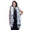 ZUCKER Chandelle Boas Tipped - White/Black -7.5" view 2