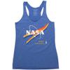 Fifth Sun NASA Space Explorer Women's Racerback Tank Top, Royal Blue Heather, Small view 1