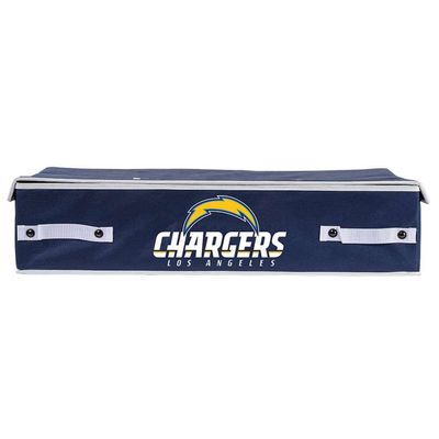 Franklin Sports NFL Los Angeles Chargers Under The Bed Storage Bins - Large