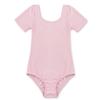 Freebily Kids Girls Short/Long Sleeve Basic Gymnastics Leotard Active Shirt Ballet Dance Leotard Athletic Tank Tops Pink 8 Years view 3