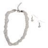 Gravity Trading Faux Pearl Like Necklace With Earring Set view 1