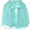 Dancina Womens Knee Length Tutu A Line Tulle Skirt Plus (Size 12-18) Mint view 1