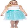 Dancina Womens Knee Length Tutu A Line Tulle Skirt Plus (Size 12-18) Mint view 4