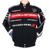 Dodge Challenger Collage Mens Black Twill Jacket by JH Design (2XL) view 1