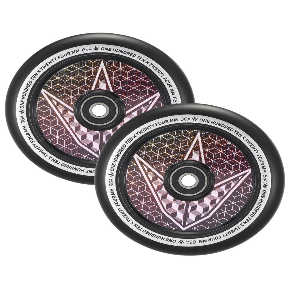 Envy Scooters Hollowcore Wheels Pair - 110mm x 24mm - Hologram Geo